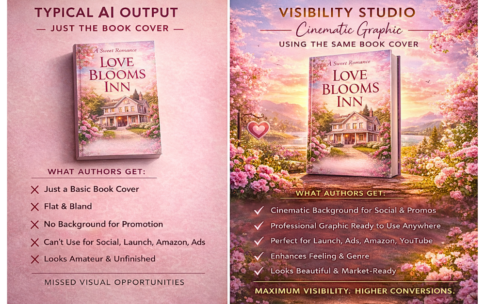 Cinematic promotional graphic showcase