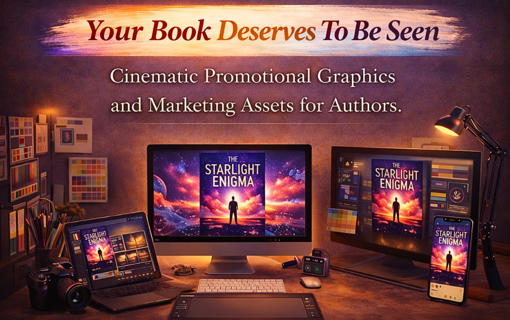 Horseman Publishing — cinematic promotional visuals for authors